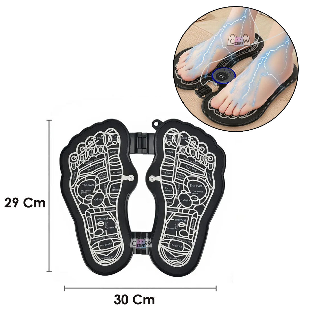 Tapete Masajeador Para Pies De Pasta