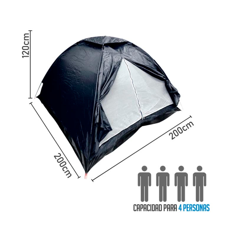 Carpa Camping Semi Impermeable