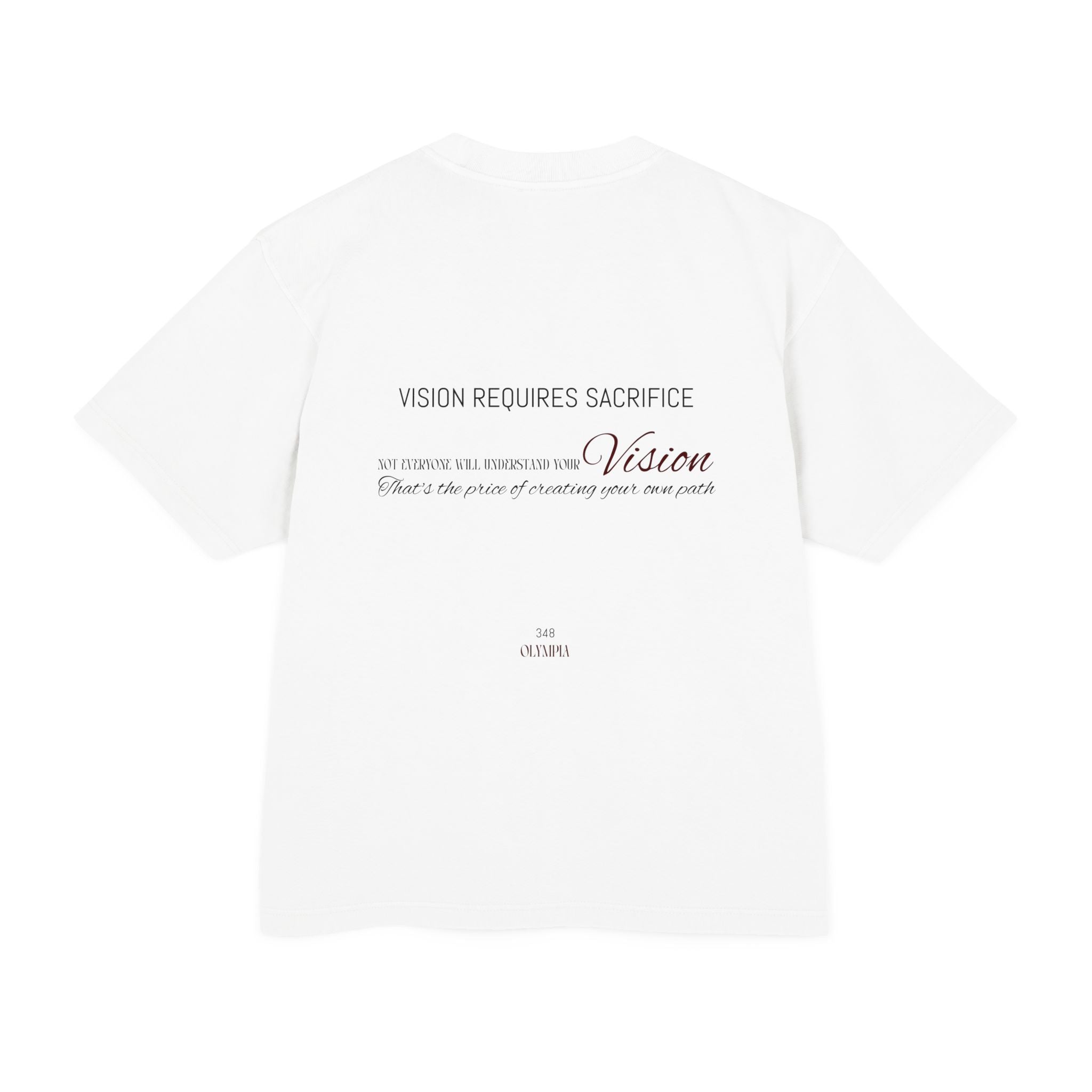 White Heavy T-Shirt "Vision"