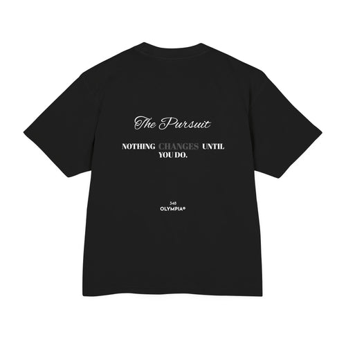 Minimalist "Changes" Tee — White Graphic T-Shirt