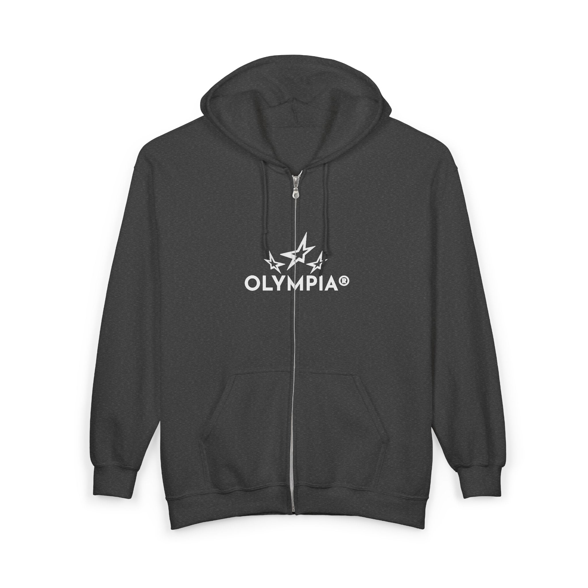 Zip Hoodie Grey "Guided By The Stars"