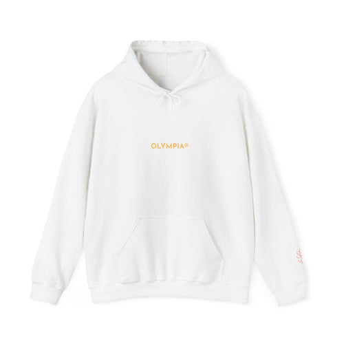 Red/White Heavy Hoodie "Every Petal Tells A Different Story"