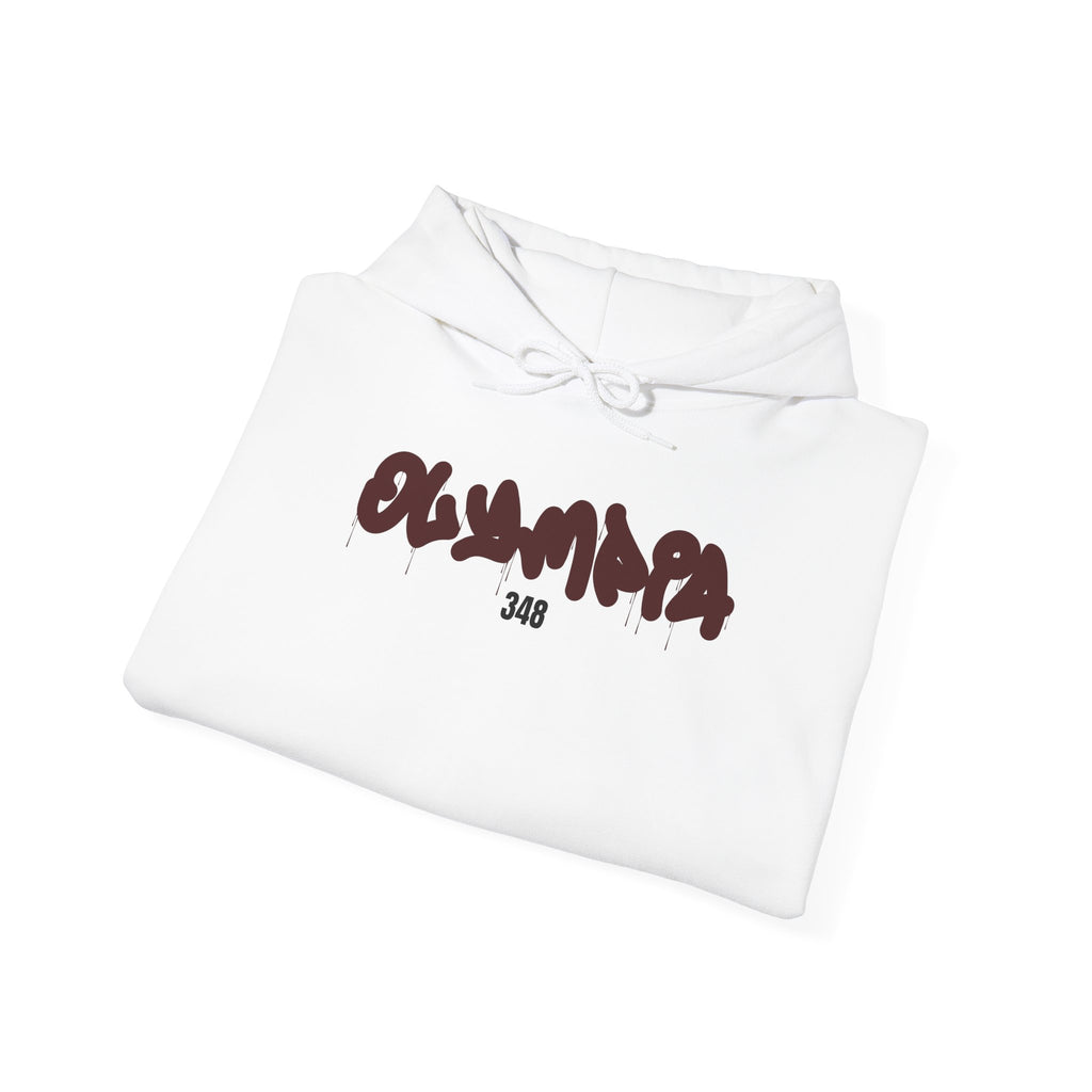 White Heavy Hoodie "Olympia"