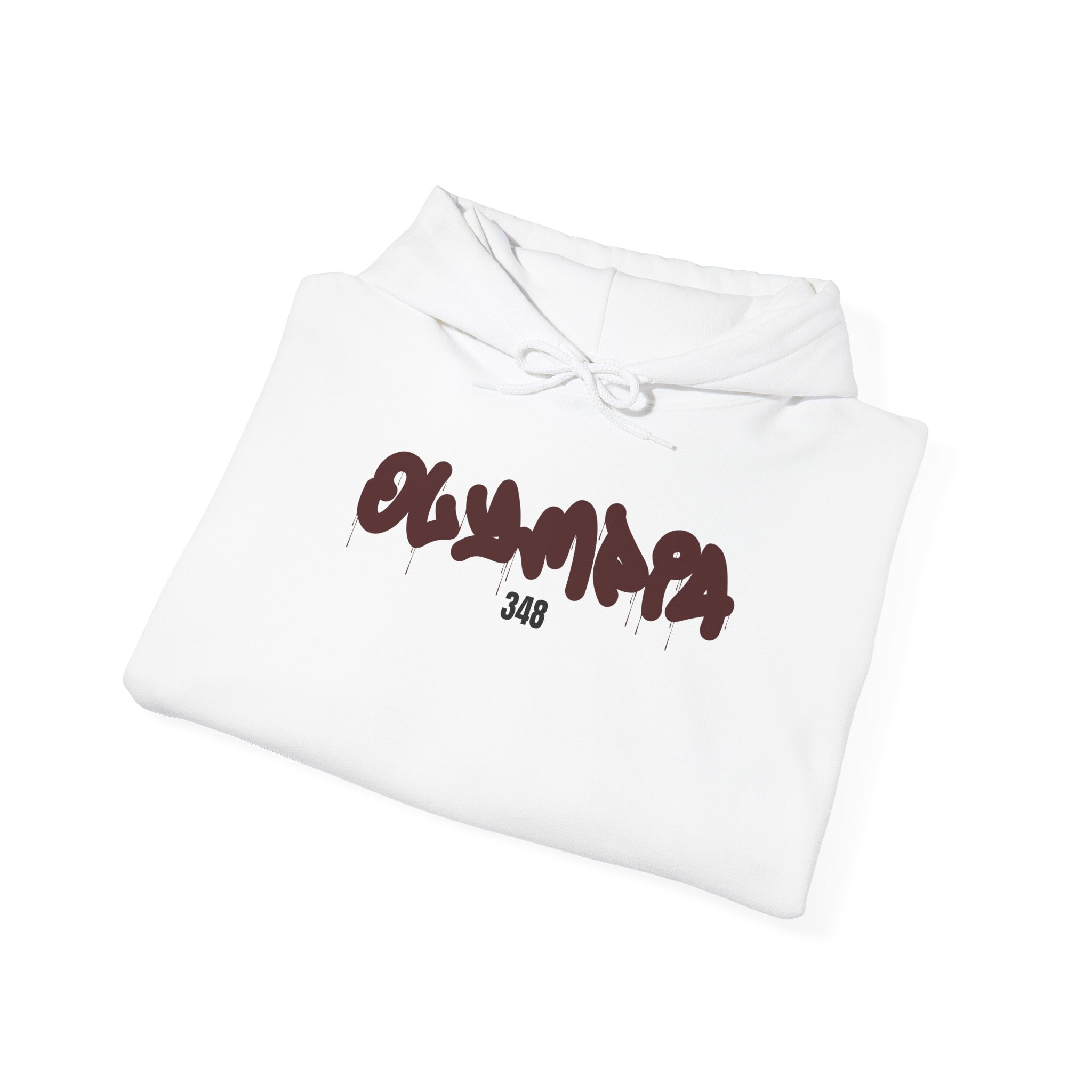 White Heavy Hoodie "Olympia"