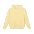 Yellow Lightweight Hoodie "You Feel Like Home"