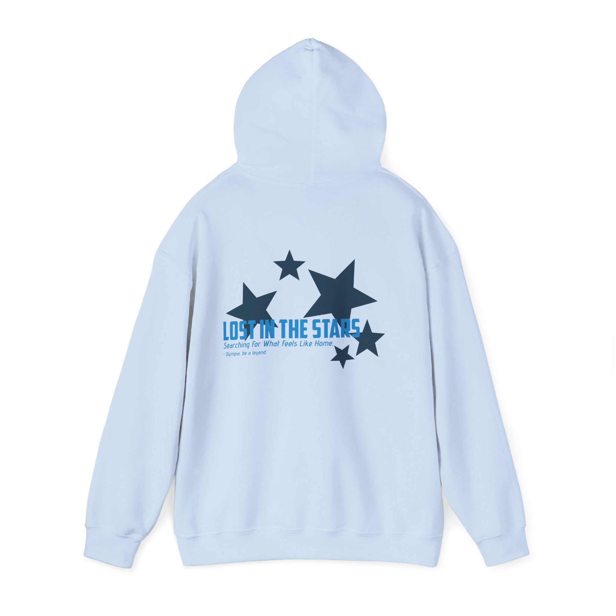 Blue Heavy Hoodie "Lost In The Stars"