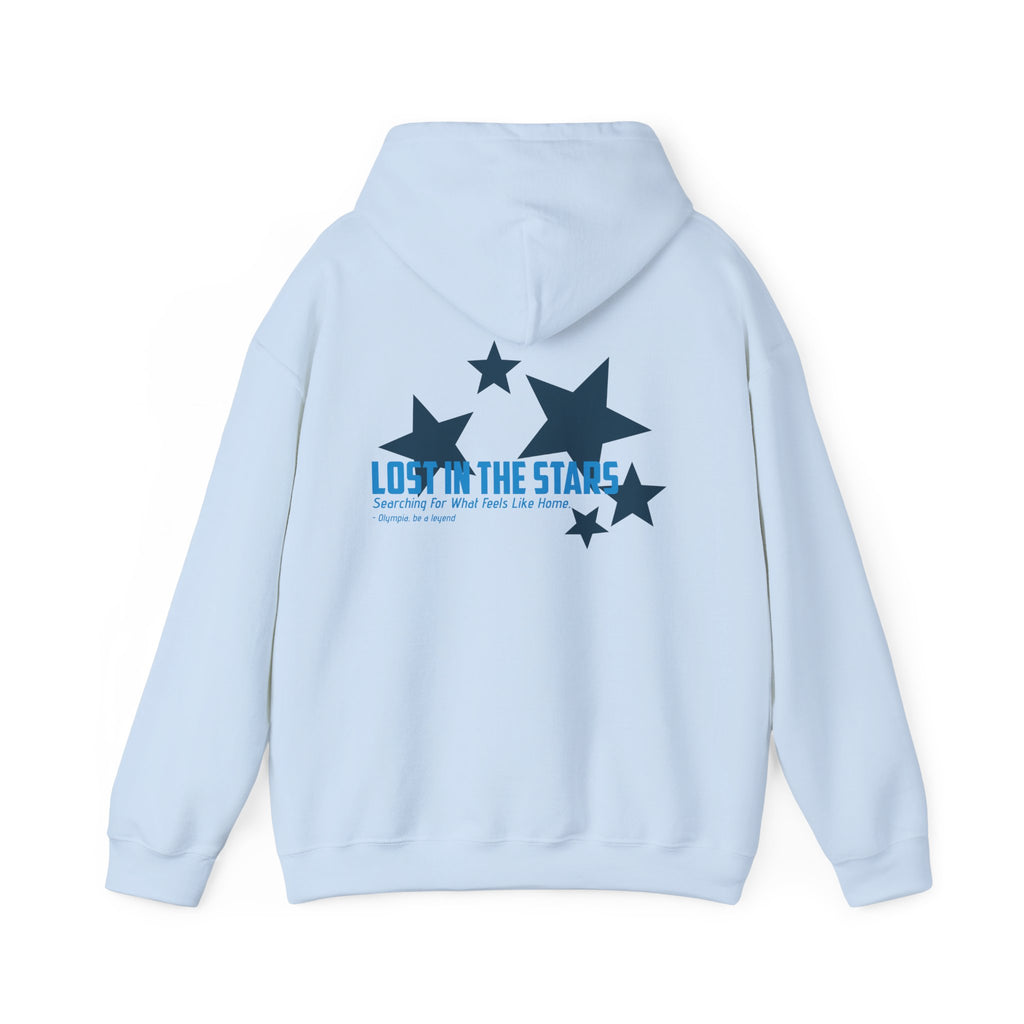 Blue Heavy Hoodie "Lost In The Stars"