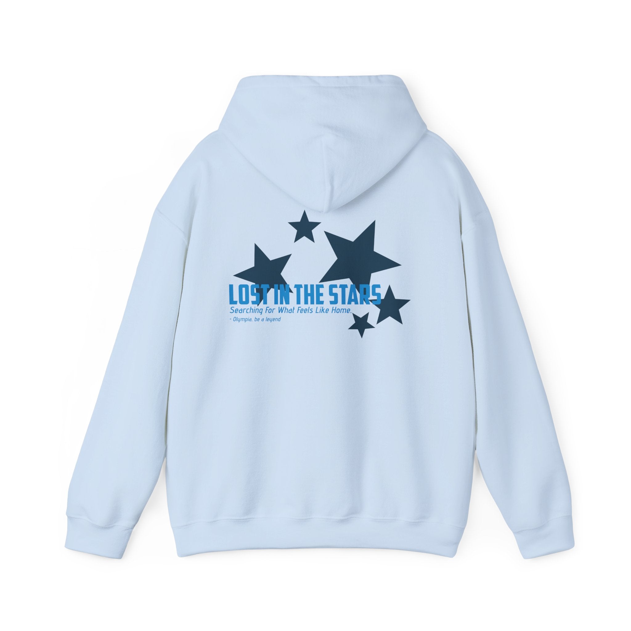 Blue Heavy Hoodie "Lost In The Stars"