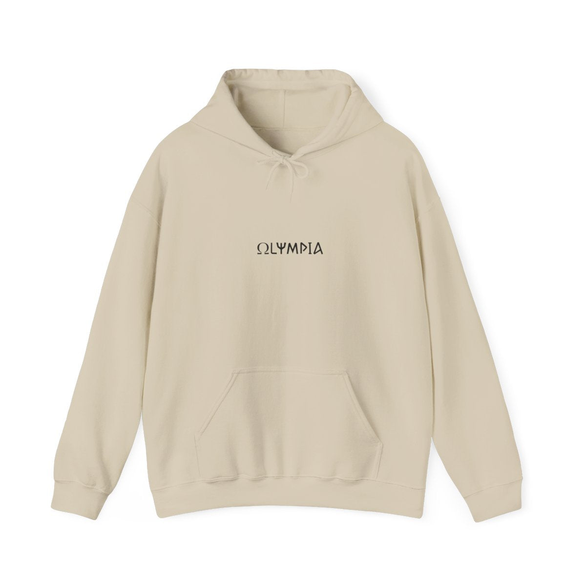 Brown Heavy Hoodie "Where Legends Are Forged"